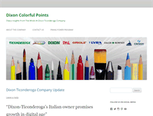 Tablet Screenshot of dixoncolorfulpoints.com